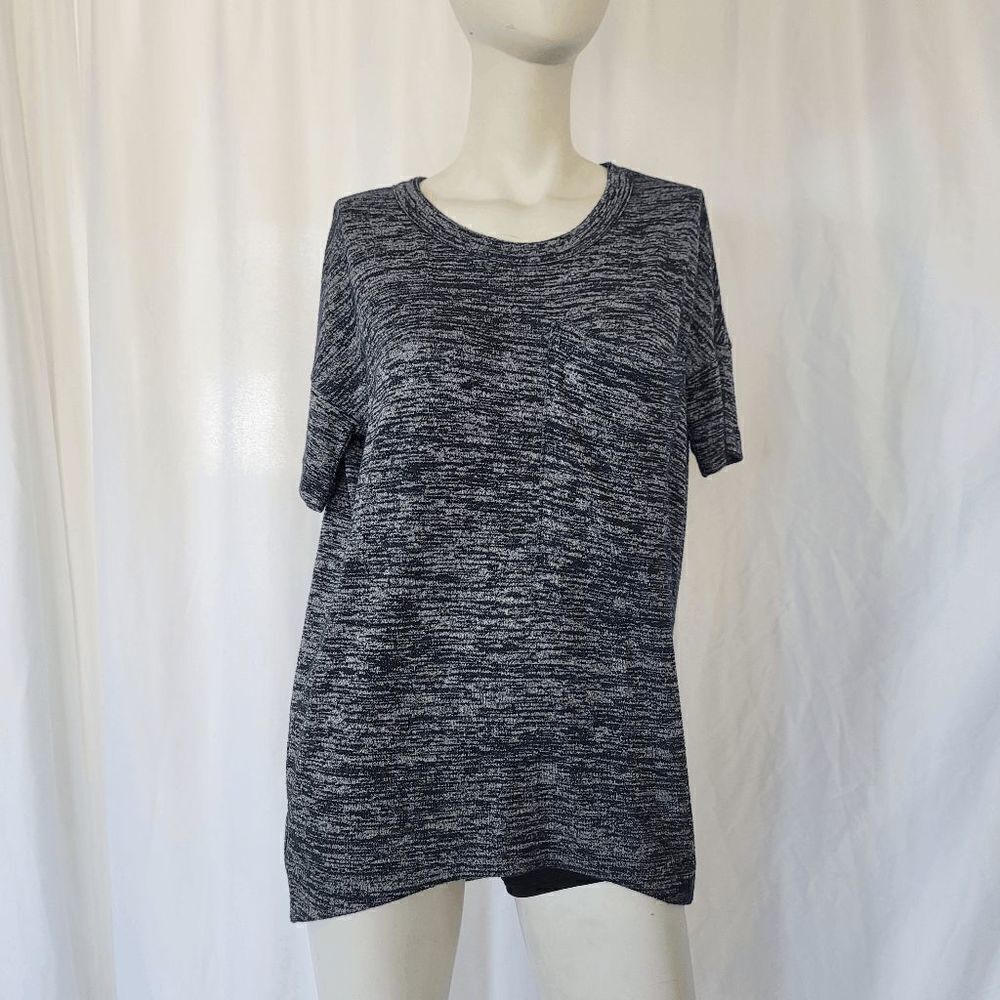 rag & bone Gray and Black Boxy T-Shirt